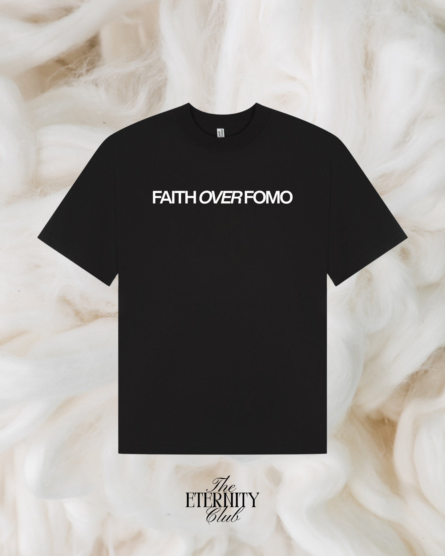 FAITH OVER FOMO - Oversized Tee