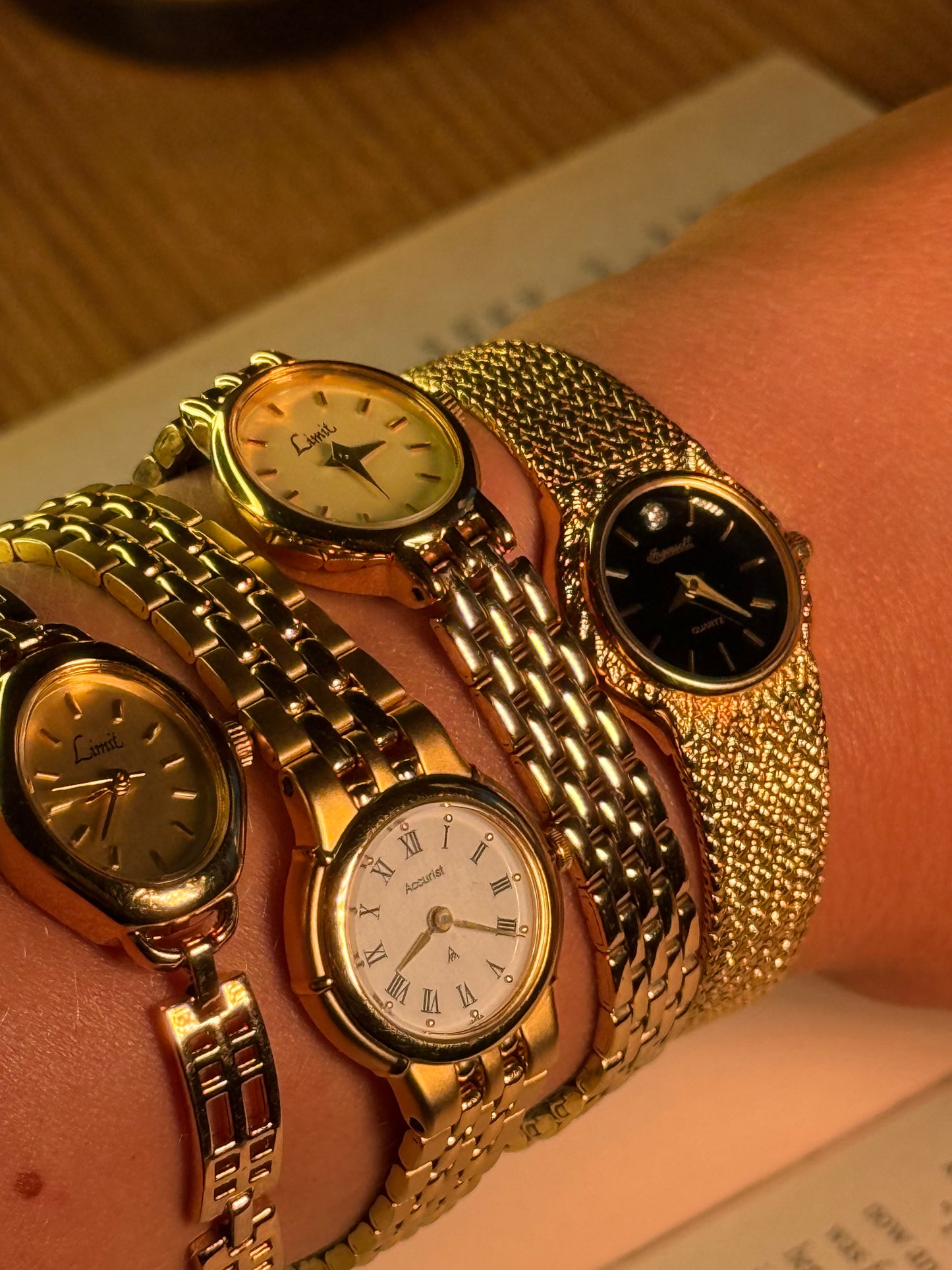 Ingersoll Golden Tone Quartz Ladies Watch