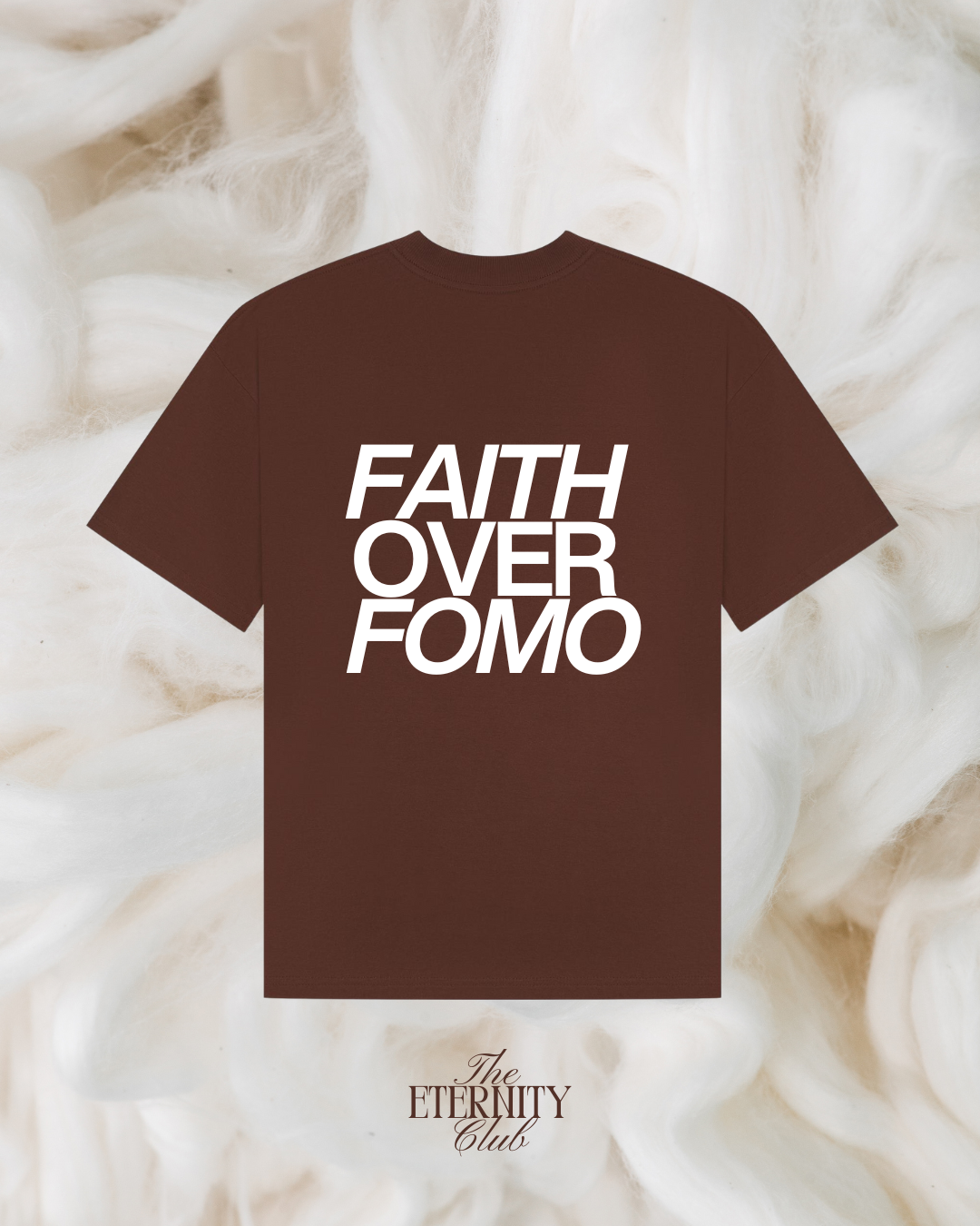 FAITH OVER FOMO - Oversized Tee