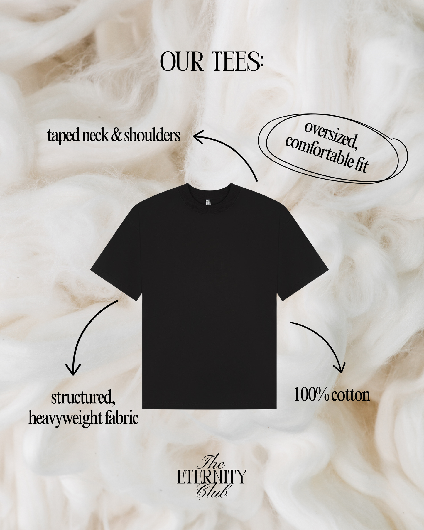 GOD'S GOT ME / YOU - Handwritten - Oversized Tee