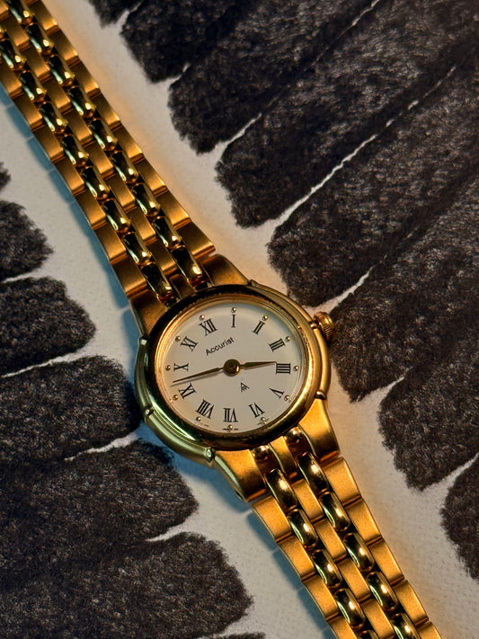 Accurist Golden Tone Watch
